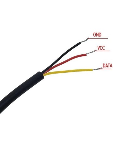 SONDA DS18B20 TEMPERATURA IMPERMEABLE (LIQUIDOS)