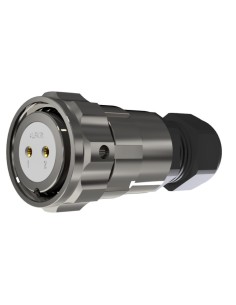 CONECTOR HEMBRA AEREO 2-PINS T-20 CON RACOR  25A  490V÷2100V