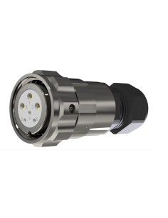 CONECTOR HEMBRA AEREO 6-PINS T-20 CON RACOR 25A+10A 300V÷1400V