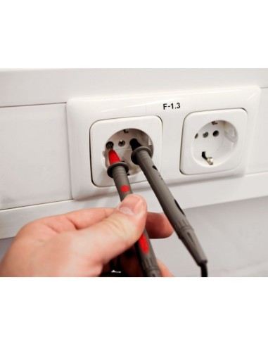 PUNTAS DE PRUEBA 10A AISLADAS CAT-IV 600V CAT-III 1KV