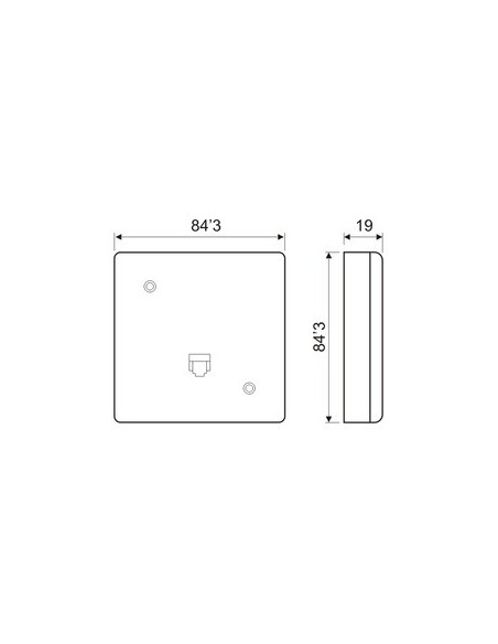 39048/6/4 Base telefónica 6P/4C