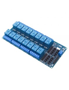 MODULO DE 16 RELES 5V OPTOACOPLADOS AISLADOS