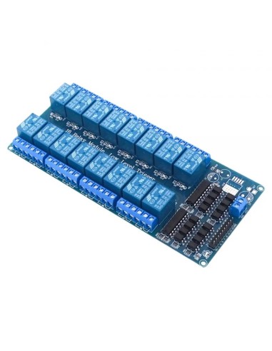 MODULO DE 16 RELES 5V OPTOACOPLADOS AISLADOS