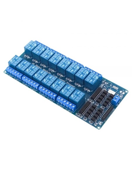 MODULO DE 16 RELES 5V OPTOACOPLADOS AISLADOS