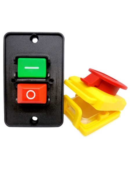 PULSADOR SUBTENSION MARCHA & PARO ELECTROMAGNETICO 7 PINS 3 POLOS 400V~15(8)A  IP54