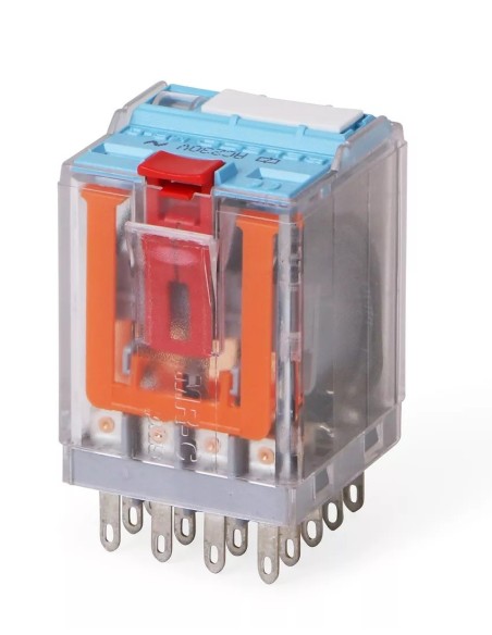 RELE RELECO 48Vdc 4PDT 10A INDUSTRIAL R MR-C PATILLA PLANA