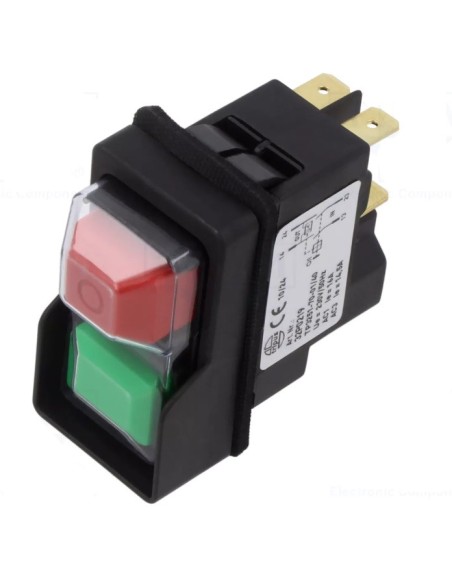 PULSADOR SUBTENSION MARCHA & PARO ELECTROMAGNETICO 16A 230V PRESION