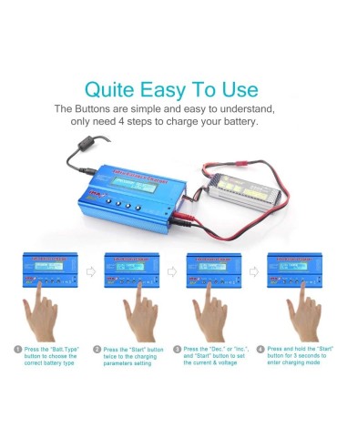 CARGADOR INTELIGENTE LITIO-LIPO-/NIMH CD-PB IMAX B6