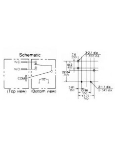RELE AUTOMOCION 12V 30A PCB 2