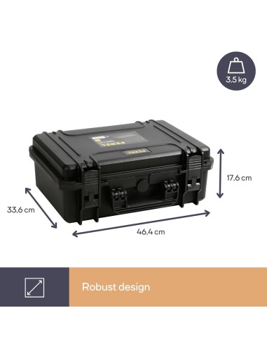 MALETA RÍGIDA 464X366X176 CON ESPUMA