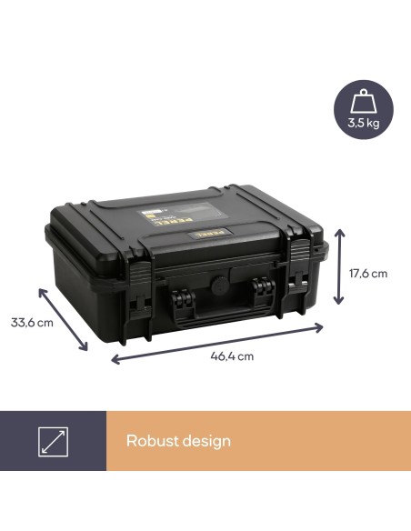 MALETA RÍGIDA 464X366X176 CON ESPUMA