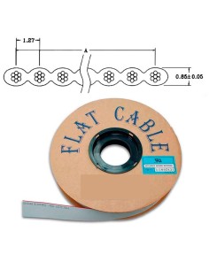 30.5mts CABLE PLANO DE 6 VIAS AWG-28 1.27mm