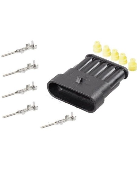 CONECTOR 5 VIAS MACHO SUPERSEAL IP67 ESTANCO