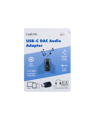 Adaptador audio USB-C a Jack  3.5mm
