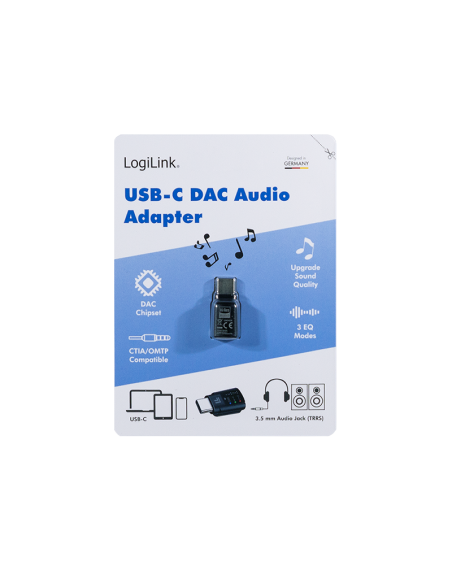 Adaptador audio USB-C a Jack  3.5mm