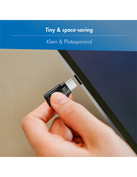 Adaptador audio USB-C a Jack  3.5mm