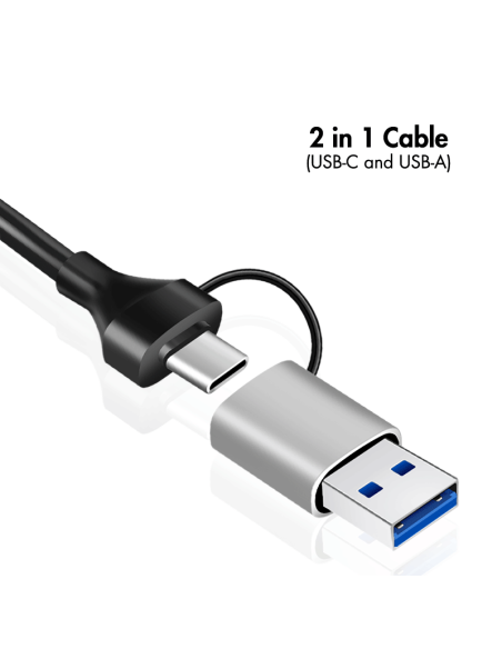 Hub 3x USB+RJ45 / USB-C