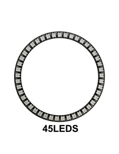 ARO de 45 LEDs NEOPIXEL RGB WS2812B 5V
