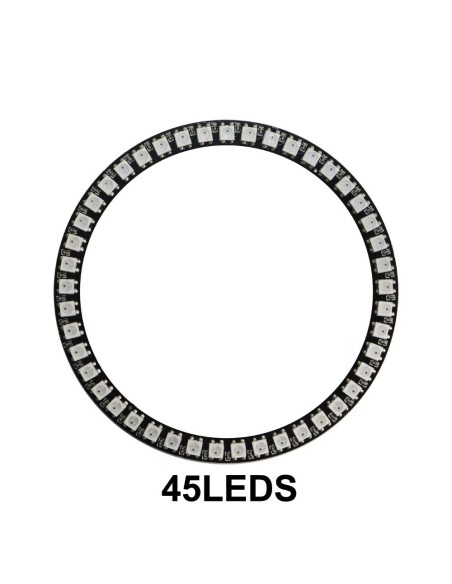 ARO de 45 LEDs NEOPIXEL RGB WS2812B 5V
