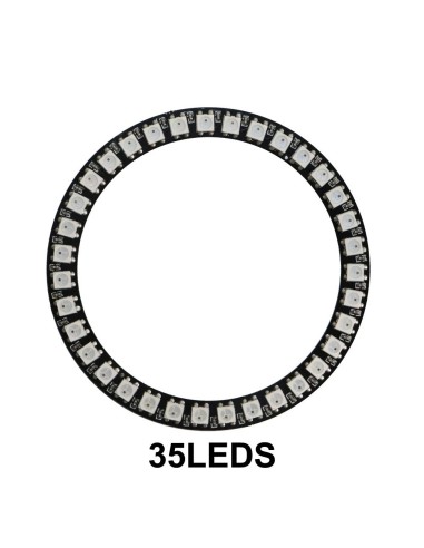 ARO DE 35 LEDs NEOPIXEL WS2812B 5V RGB