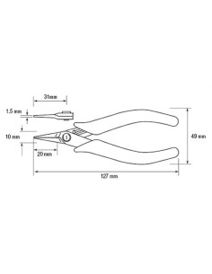 ALICATE JBC PINZA PUNTA PLANA 2