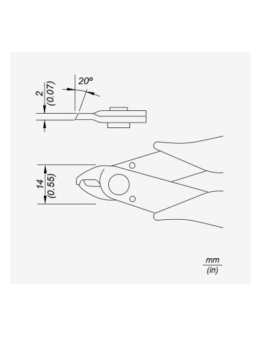 ALICATES CORTE Y FIJACION