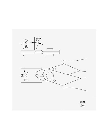 ALICATES CORTE Y FIJACION