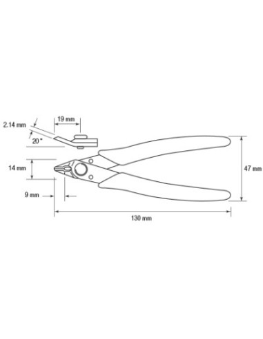 ALICATE JBC DE CORTE LATERAL