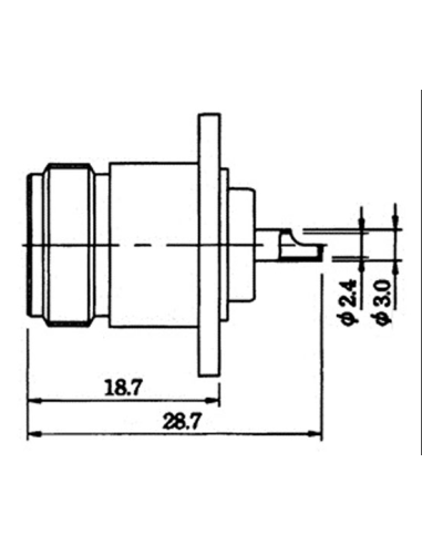 BASE "N" HEMBRA CHASIS