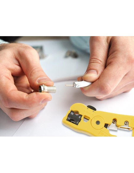 PELACABLES COAXIAL 3 CUCHILLAS