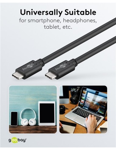 Cable USB-C 3.2 M/M 0.50mts