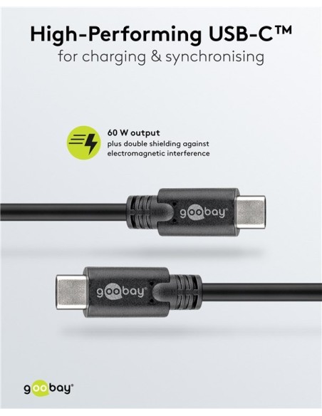 Cable USB-C 3.2 M/M 0.50mts