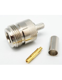 CONECTOR "N" HEMBRA AEREA CRIMPAR