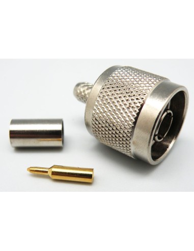 CONECTOR "N" MACHO CRIMPAR RG59
