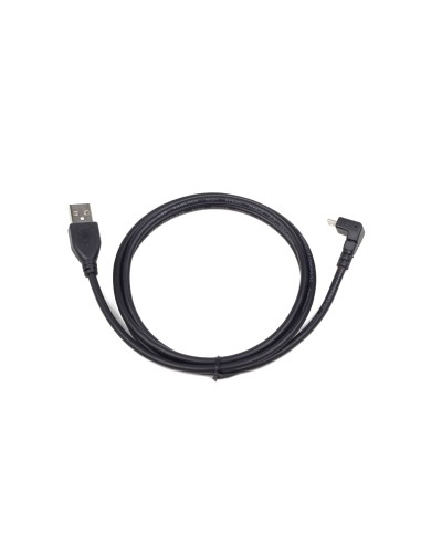CABLE USB A MICRO USB B ACODADO 1.80MTS.