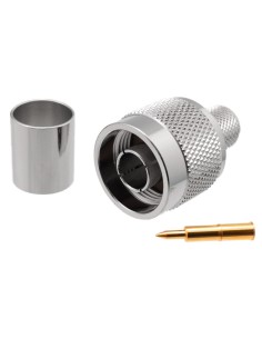 CONECTOR "N" MACHO CRIMPAR CABLE RG214