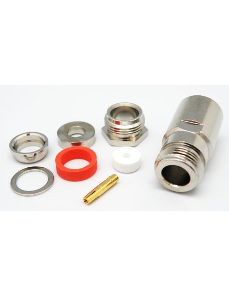CONECTOR  "N" HEMBRA SOLDAR RG58