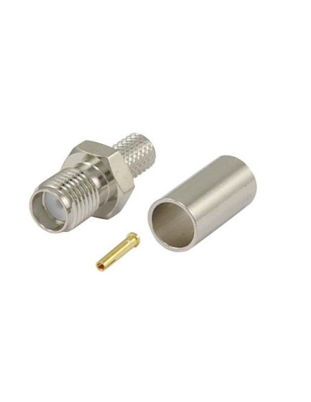 CONECTOR SMA HEMBRA CRIMPAR RG58
