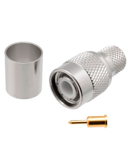 CONECTOR TNC RG213 MACHO CRIMP
