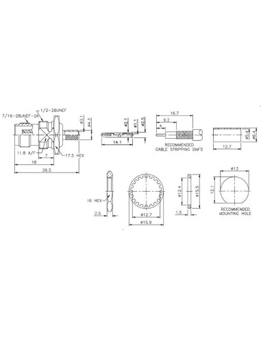 HEMBRA TNC CRIMPAR RG58 AEREA