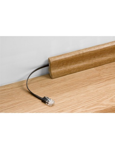 0.5MTS CAT6 FTP PLANO BLANCO