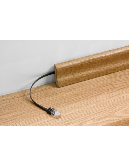 0.5MTS CAT6 FTP PLANO BLANCO