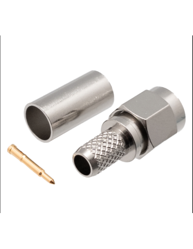 CONECTOR  SMA MACHO CRIMPAR RG58