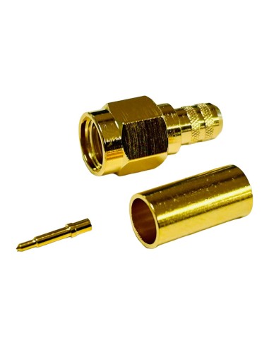 CONECTOR SMA MACHO CRIMPAR RG-58