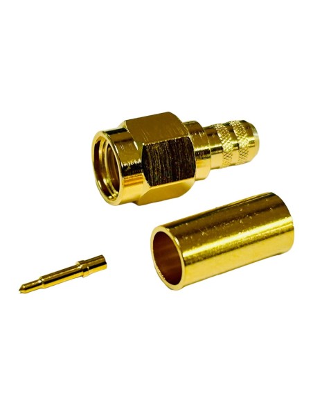 CONECTOR SMA MACHO CRIMPAR RG-58