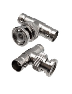 ADAPTADOR "T" BNC MACHO A 2 BNC H