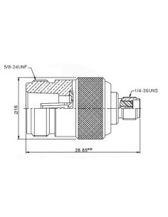 ADAPTADOR SMA HEMBRA - N HEMBRA 2