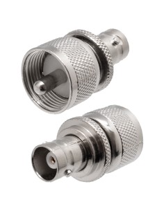 ADAPTADOR UHF MACHO  -  BNC HEMBRA