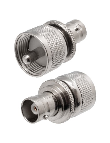 ADAPTADOR UHF MACHO  -  BNC HEMBRA