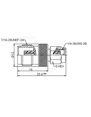 ADAPTADOR SMA-M - TNC-H